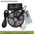 DC12V Waterproof 60LED/M +44 Keys Remote Controller+12V 5A Power Adapter SMD5050 waterproof RGB led strip